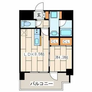 神奈川県川崎市幸区南幸町2【マンション】の間取り