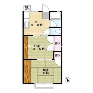 緑野ハイツ【2階】の間取り