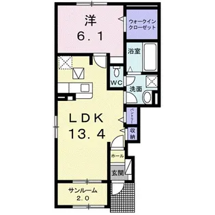 広島県福山市瀬戸町大字山北【アパート】の間取り