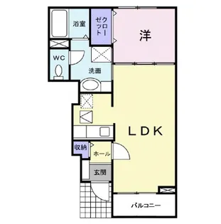 新潟県新潟市中央区愛宕1【アパート】の間取り