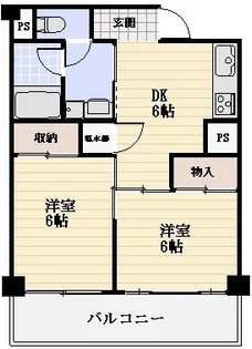 サニーハイツせんげん台【2階】の間取り
