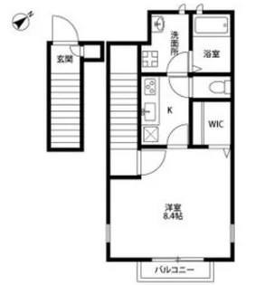 アスピリアボヌール【2階】の間取り