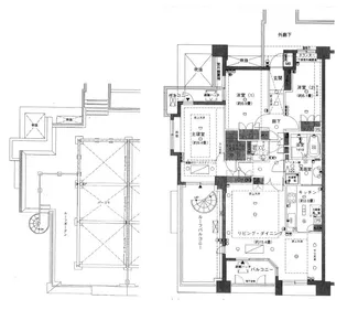 恵比寿シティハウス【14階】の間取り