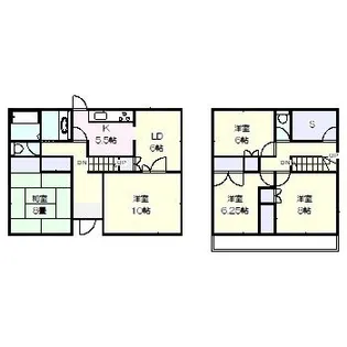神奈川県平塚市袖ケ浜【一戸建】の間取り