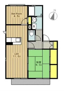 エスペランサII【1階】の間取り