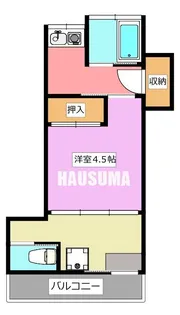 ラルーチェ十条【2階】の間取り