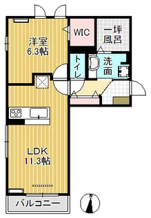 ミライエ・エヴォ2【2階】の間取り