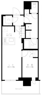 ザ・タワー横浜北仲【20階】の間取り