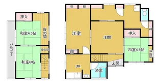 千葉県鎌ヶ谷市東道野辺7【一戸建】の間取り