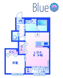 神奈川県横浜市泉区下飯田町【アパート】の間取り