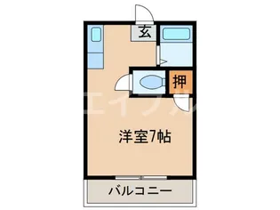 フレンドコーポNo1【1階】の間取り