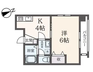 ジョルナーレ高井戸【4階】の間取り