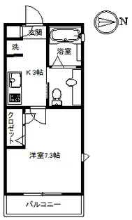 パウロニア99【2階】の間取り