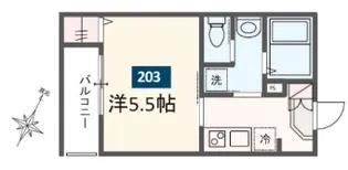 MELDIA東林間【1階】の間取り