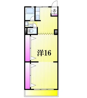 マンション高橋【4階】の間取り