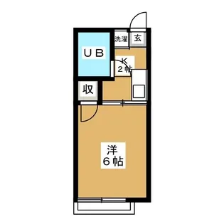 弥生レジデンスA【2階】の間取り