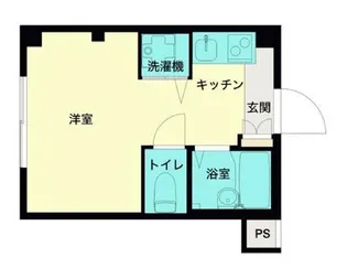 ハイムタケダT-3【3階】の間取り