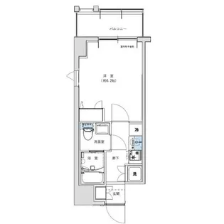 レジデンツア西神奈川【2階】の間取り