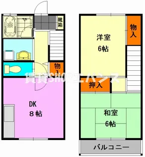 グリーンテラスBの間取り