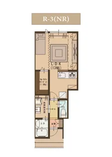 ユーソニアン・前川東G【1階】の間取り