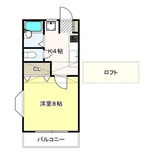 吉住ハイツ【2階】の間取り