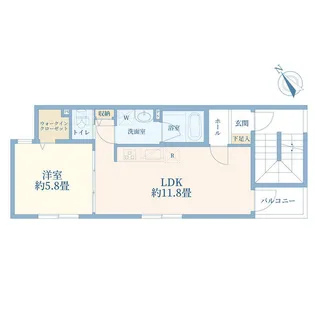 CASA PIAZZA東長崎II【3階】の間取り