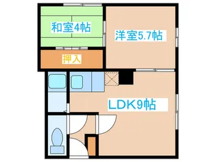 さかきマンション2【2階】の間取り