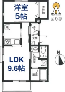 フィカーサイソベ【2階】の間取り