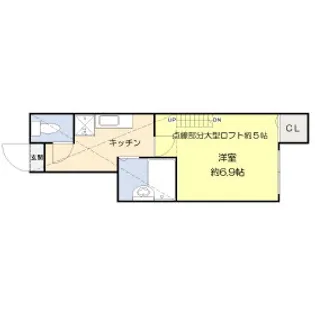 アーバンコート葛西【1階】の間取り
