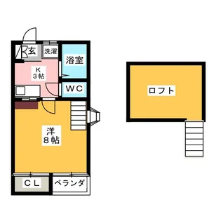 III大嶋レジデンスD【2階】の間取り