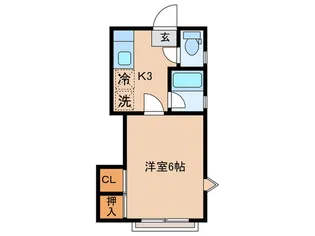 イーストハイツ【1階】の間取り