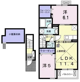 ブライト・K【2階】の間取り