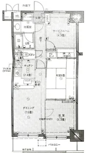 メゾンドール錦糸町ツイン【9階】の間取り