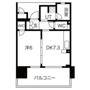 クリスタルエグゼ心斎橋【2階】の間取り