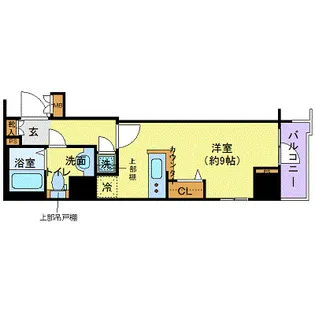 トーシンフェニックス下目黒【10階】の間取り
