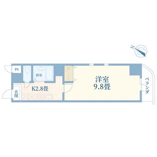 クレスパット町田【4階】の間取り