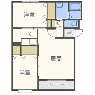 ラピス・マリエール【2階】の間取り