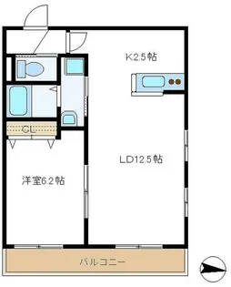 KMコーポ【2階】の間取り