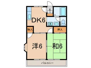 カサベルデ【1階】の間取り