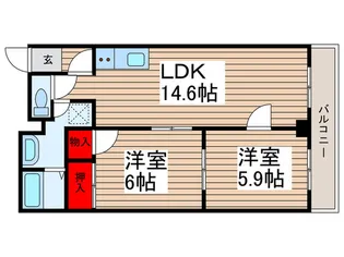第5泉ビル【5階】の間取り
