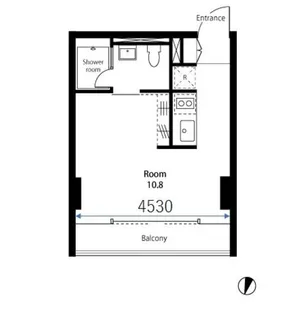 THROUGH(スルー)【5階】の間取り