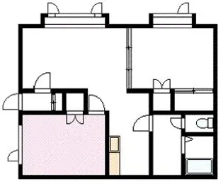 インペリアル末広弐番館【2階】の間取り