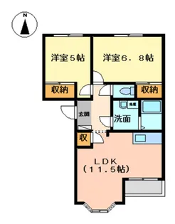 エターナル【2階】の間取り