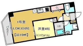 MID SQUARE【4階】の間取り