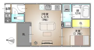 仮称)REGALEST 北方4【1階】の間取り