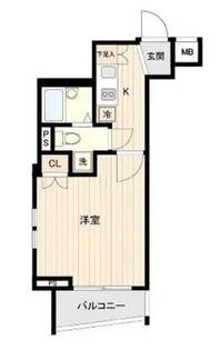 ビバリーホームズ早稲田【4階】の間取り