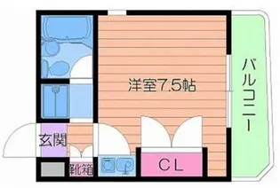 フォーラム都島内代駅前【7階】の間取り