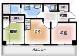 EIGHT BLDGNishihachiII【6階】の間取り