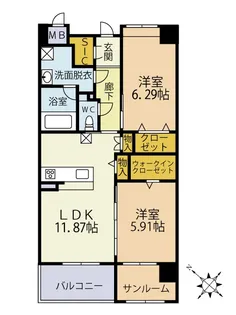 Enon Grande【3階】の間取り