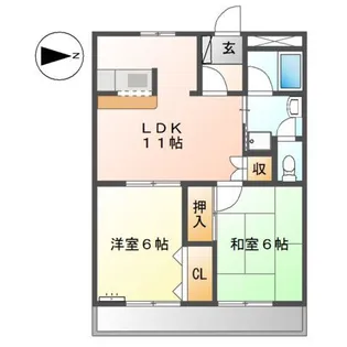 プロニティ・M【1階】の間取り